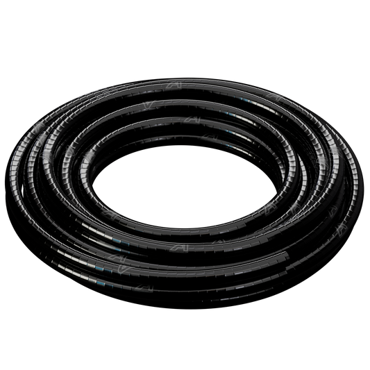 25mm ID Black Continuous Silicone Hose