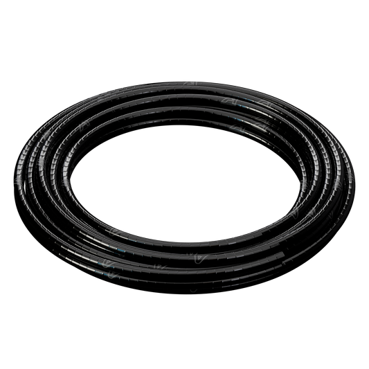 9.5mm ID Black Continuous Silicone Hose