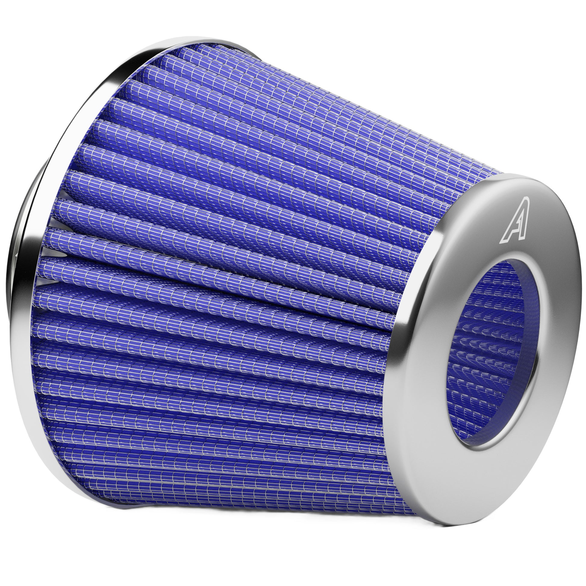 Twin Cone Air Filter - Blue  Auto Silicone Hoses   