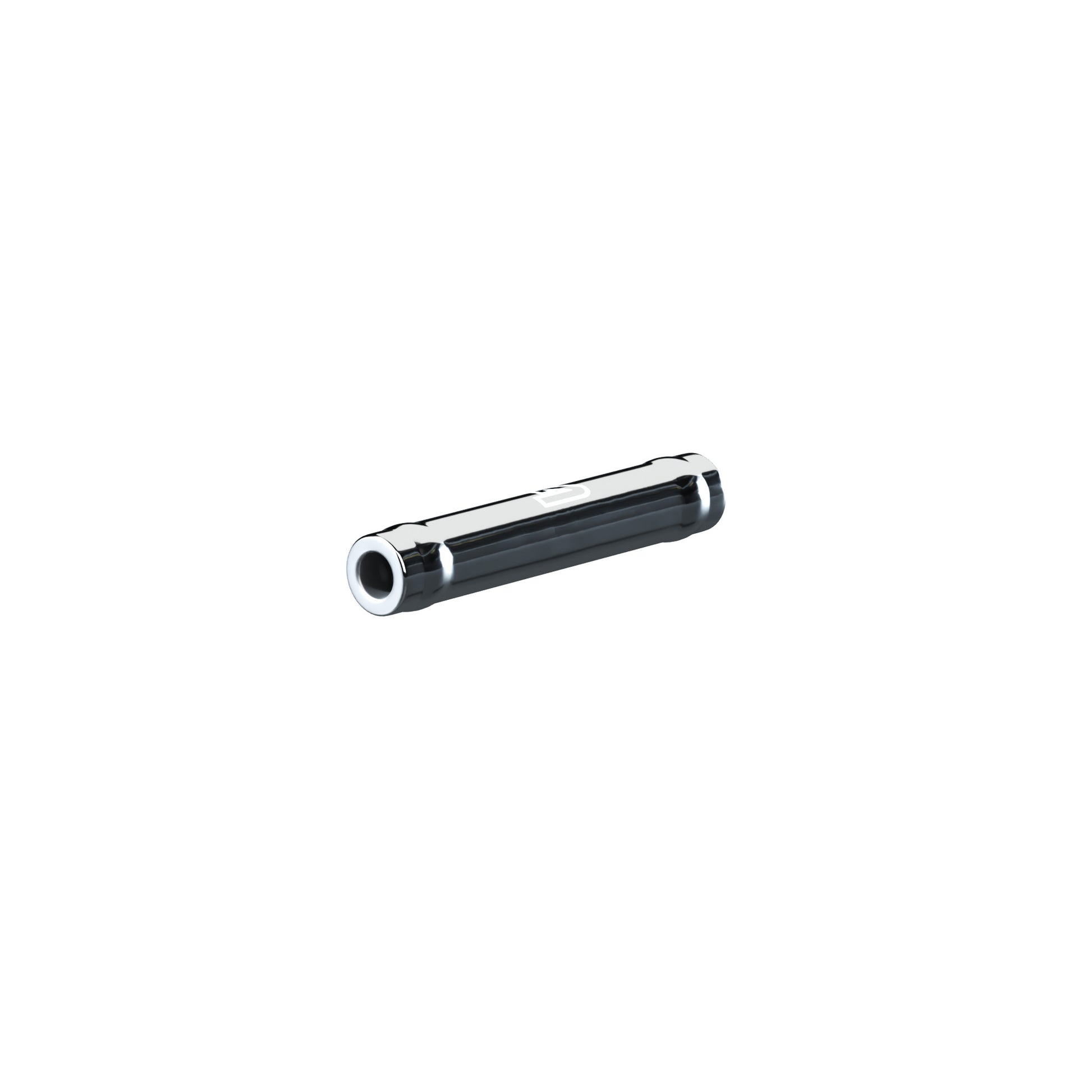 Aluminium Hose Joiner - 100mm Long  Silicone Hose UK 9.5mm  