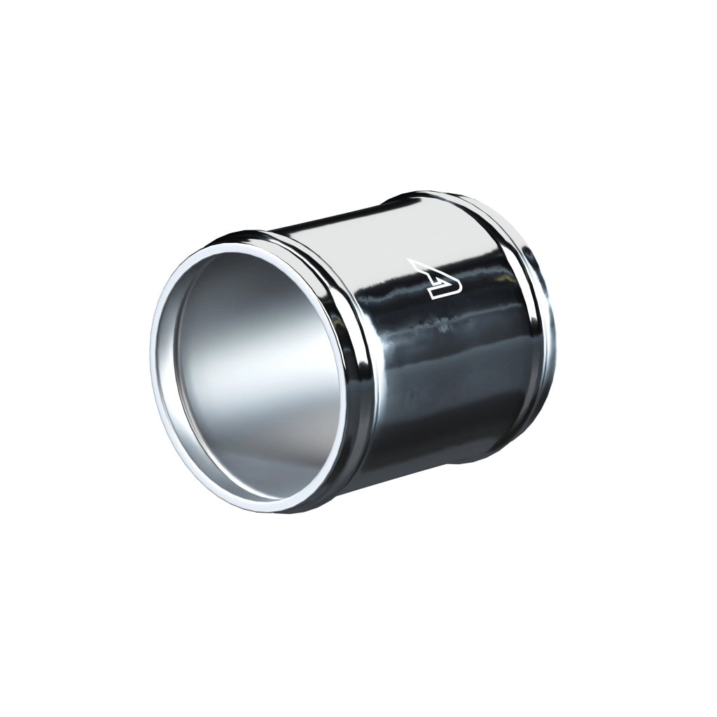 Aluminium Beaded Alloy Hose Joiner 50/75/100mm Lengths Metal Tubes Auto Silicone Hoses 45mm 50mm