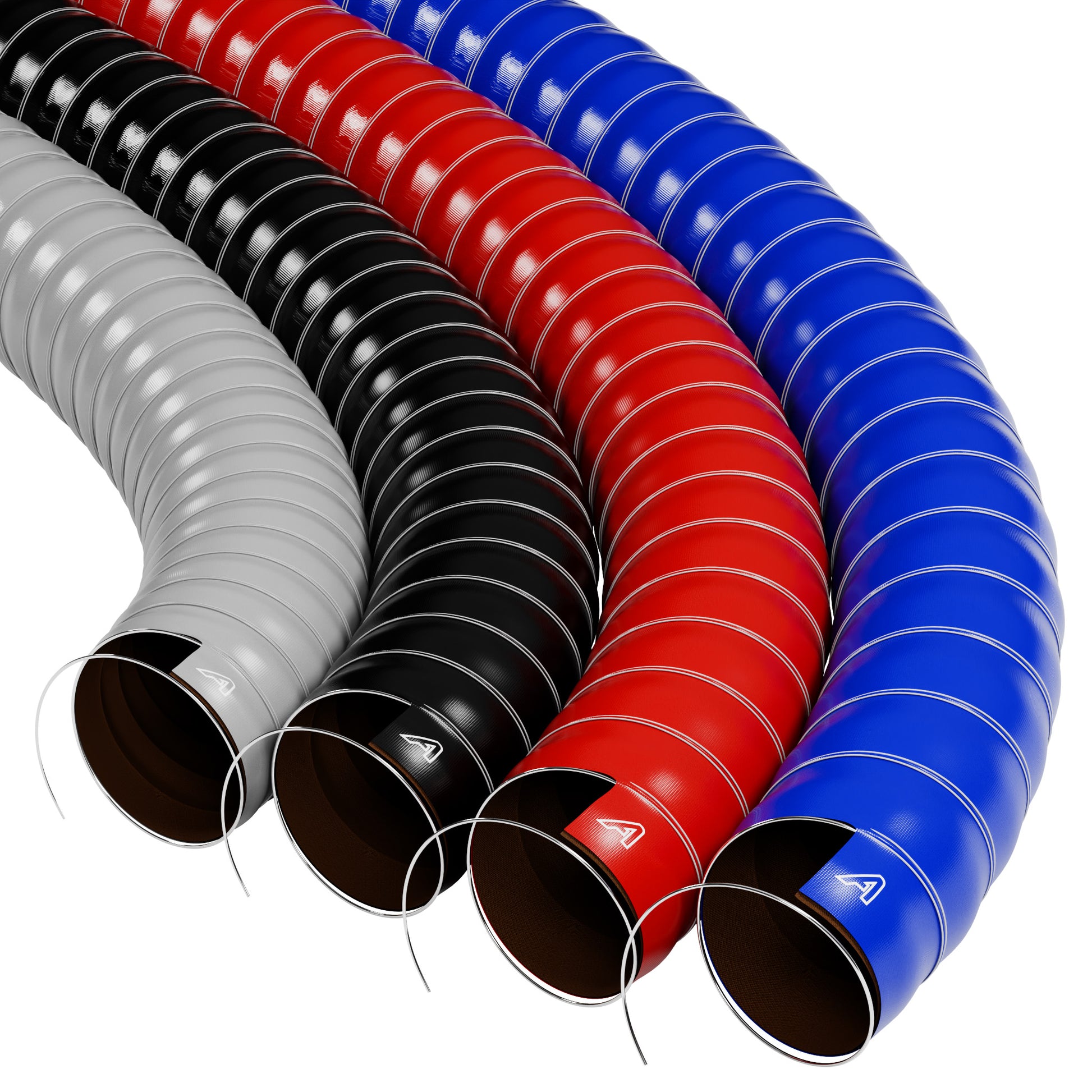 Air Ducting Hose with 100mm ID (PCV Coated Glass Fibre)