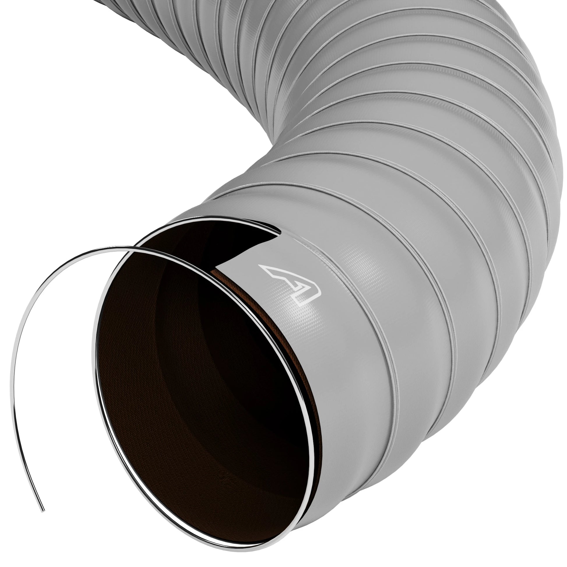 Double Layer Silicone Air Ducting Silicone Hose Auto Silicone Hoses 45mm 1 Metre Grey