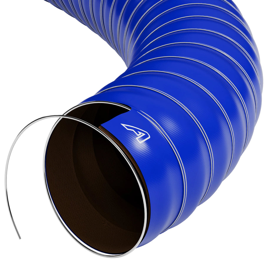 Double Layer Silicone Air Ducting &ndash; Blue