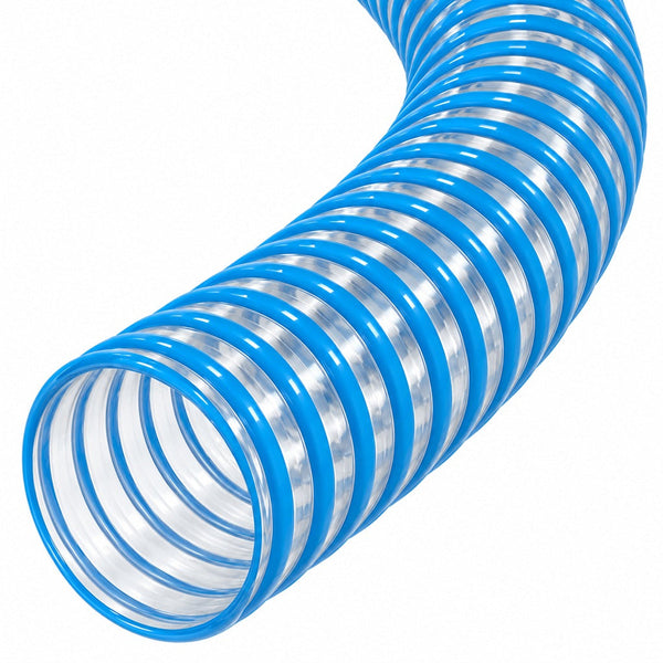 Blue PVC Corrugated Hose 50mm