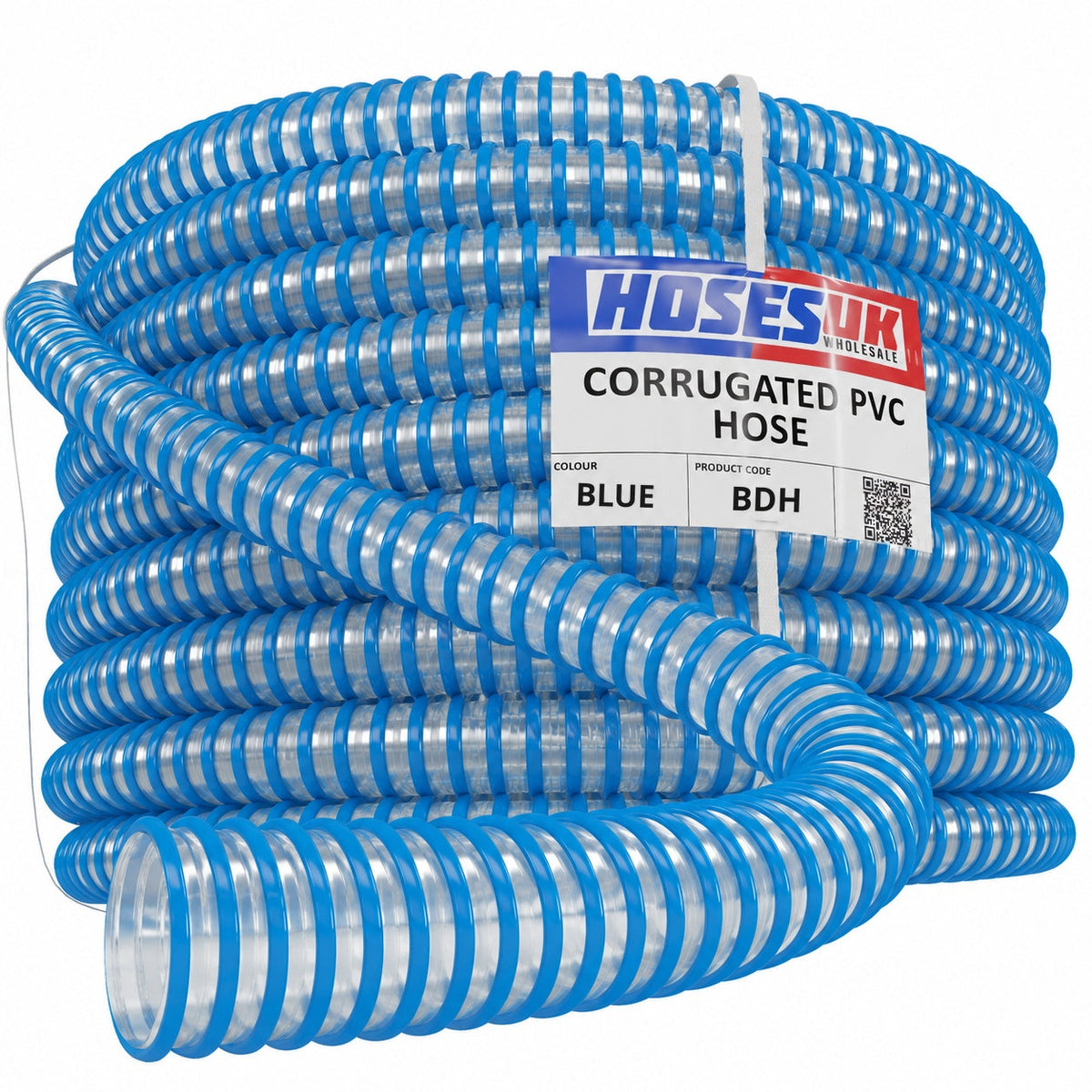 Blue PVC Corrugated Hose