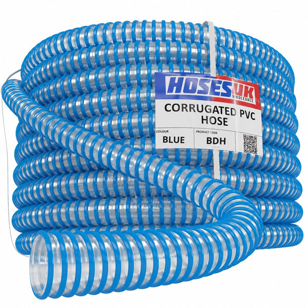 Blue PVC Corrugated Hose
