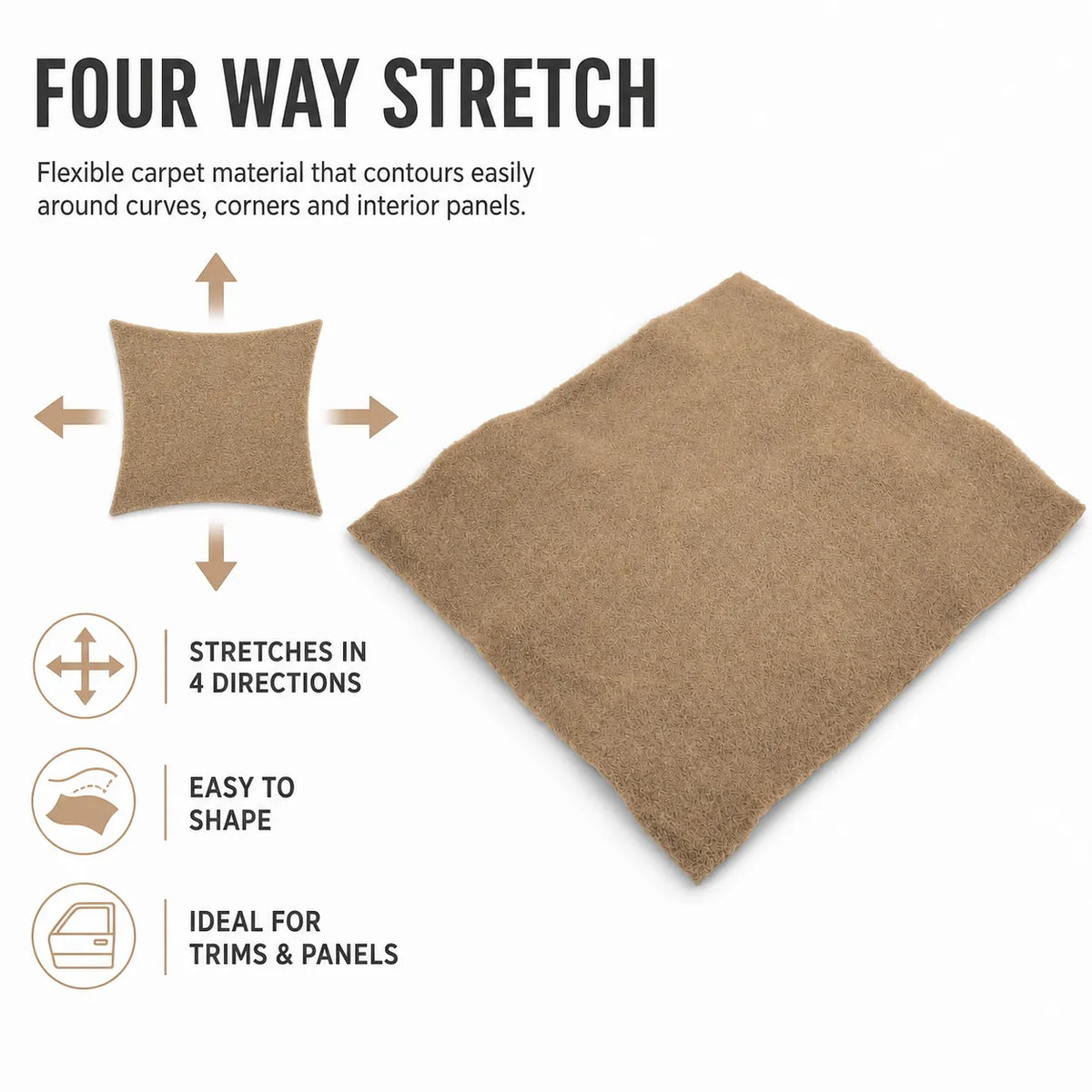 Four Way Stretch Lining Carpet