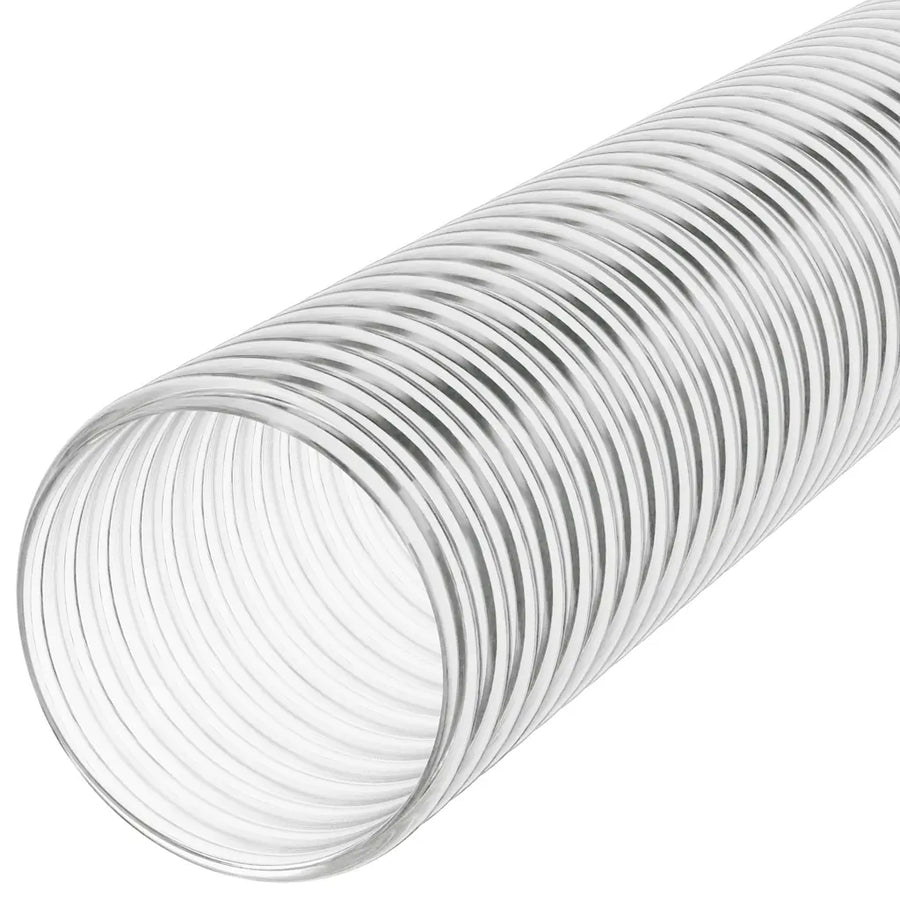PVC Corrugated Reinforced Flexible Hose &ndash; Clear