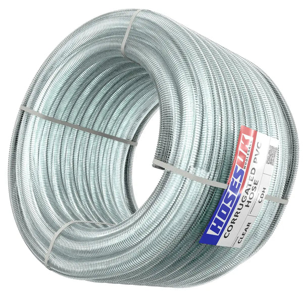 PVC Corrugated Reinforced Flexible Hose - Silicone Hose UK