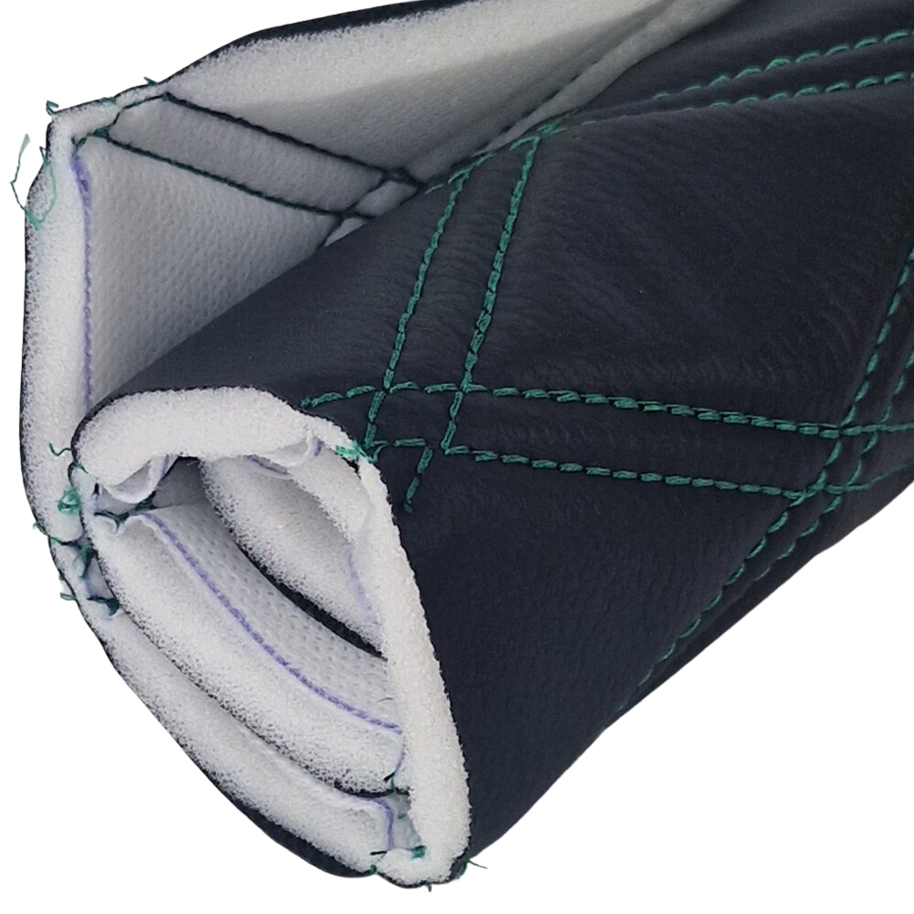 Quilted Faux Leather Double Stitch Diamond Fabric Fabric & Upholstery Pro Surface