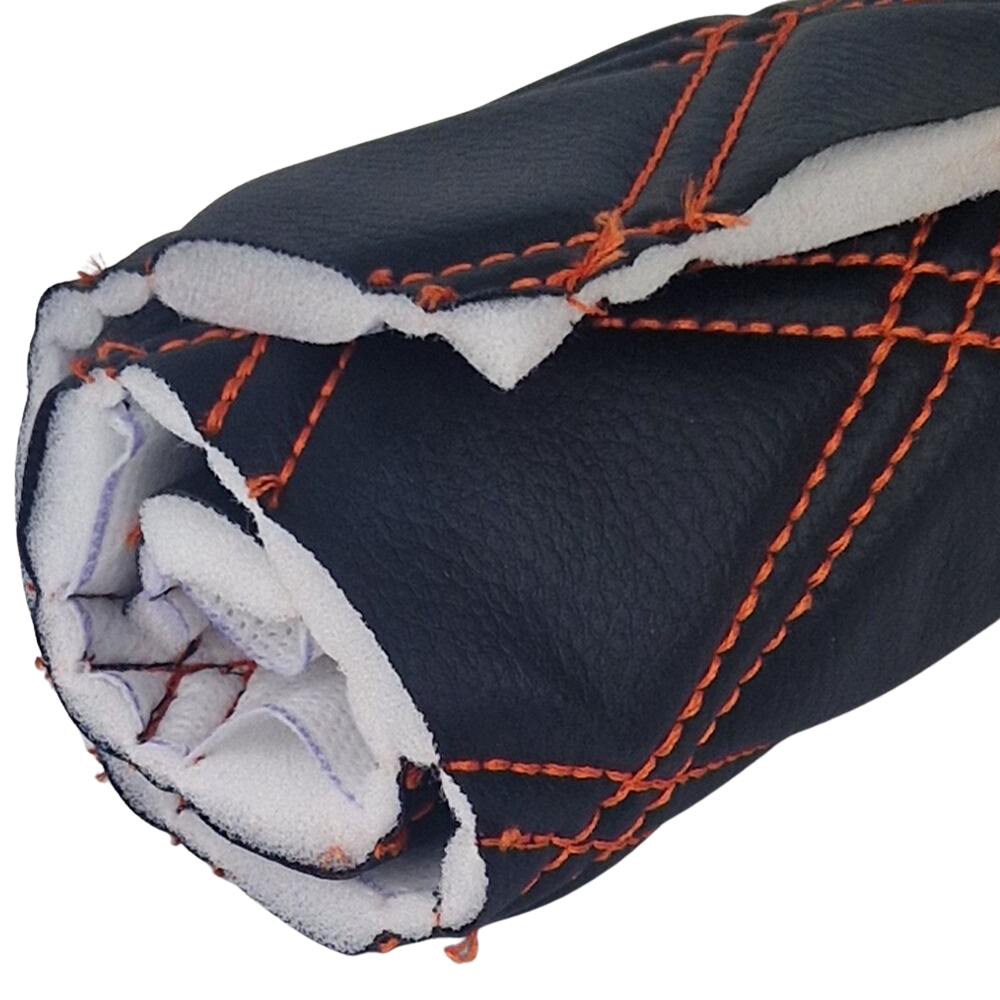 Quilted Faux Leather Double Stitch Diamond Fabric Fabric & Upholstery Pro Surface