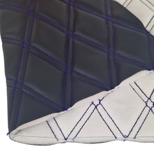 Quilted Faux Leather Double Stitch Diamond Fabric Fabric & Upholstery Pro Surface