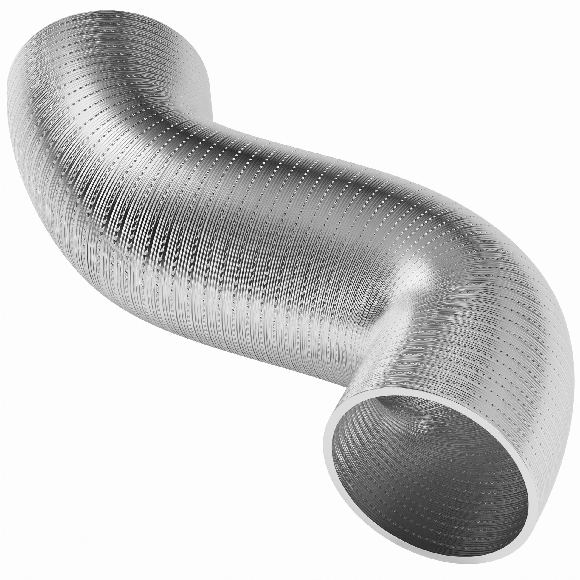 Aluminium Semi Flexible Air Ducting  Auto Silicone Hoses 76mm 2 Metres 