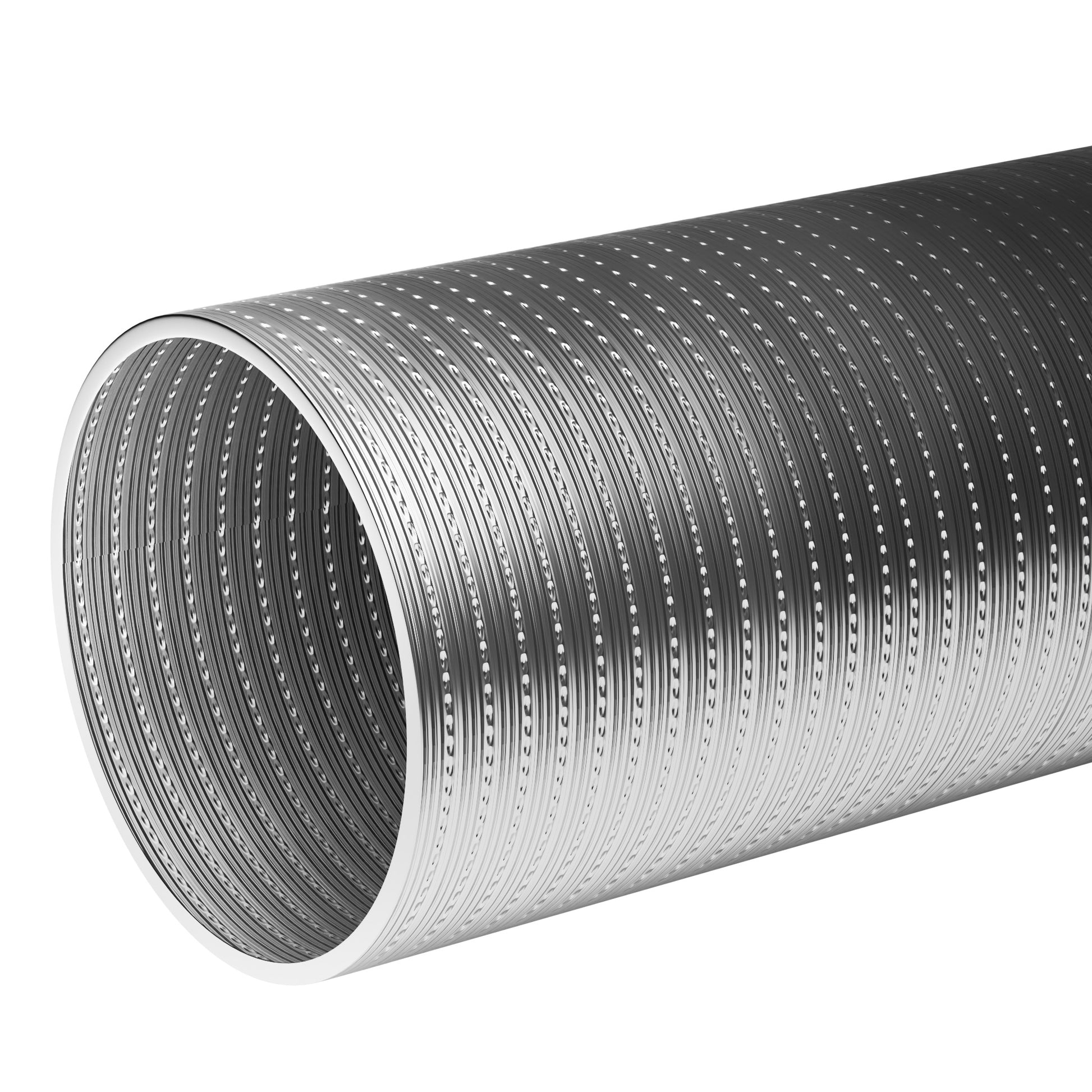 Aluminium Semi Flexible Air Ducting  Auto Silicone Hoses 125mm 4 Metres 