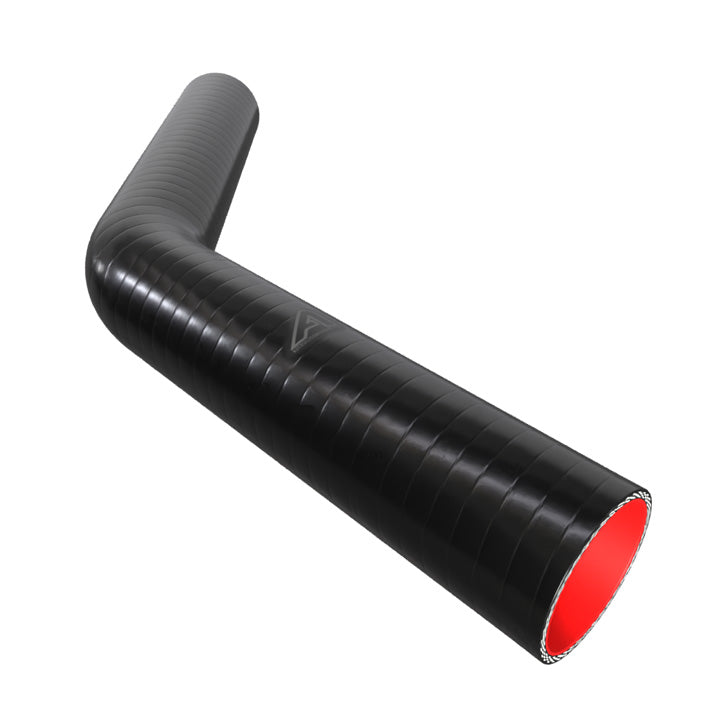 45 Degree Fuel & Oil Silicone Long Leg Elbow Motor Vehicle Engine Parts Auto Silicone Hoses 70mm Black 