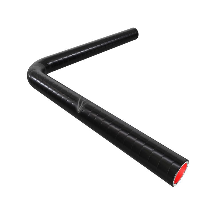 90 Degree Fuel & Oil Silicone Long Leg Elbow Motor Vehicle Engine Parts Auto Silicone Hoses 25mm Black 