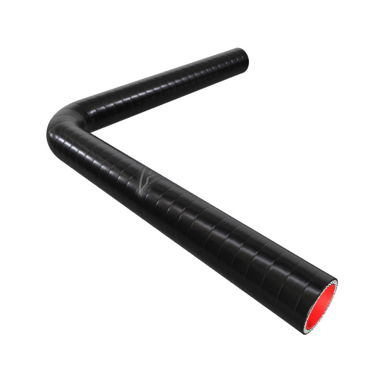 90 Degree Fuel & Oil Silicone Long Leg Elbow Motor Vehicle Engine Parts Auto Silicone Hoses 32mm Black 