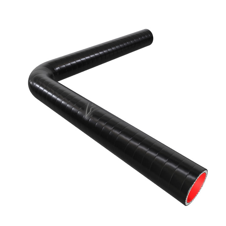 90 Degree Fuel & Oil Silicone Long Leg Elbow Motor Vehicle Engine Parts Auto Silicone Hoses 35mm Black 