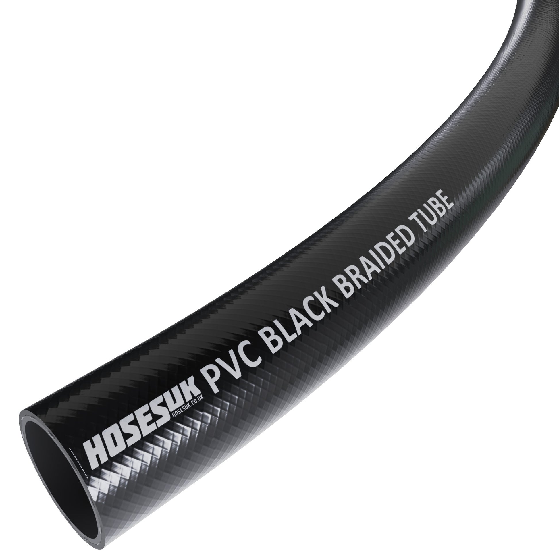 16mm ID PVC Reinforced Black Hose  Hoses UK   