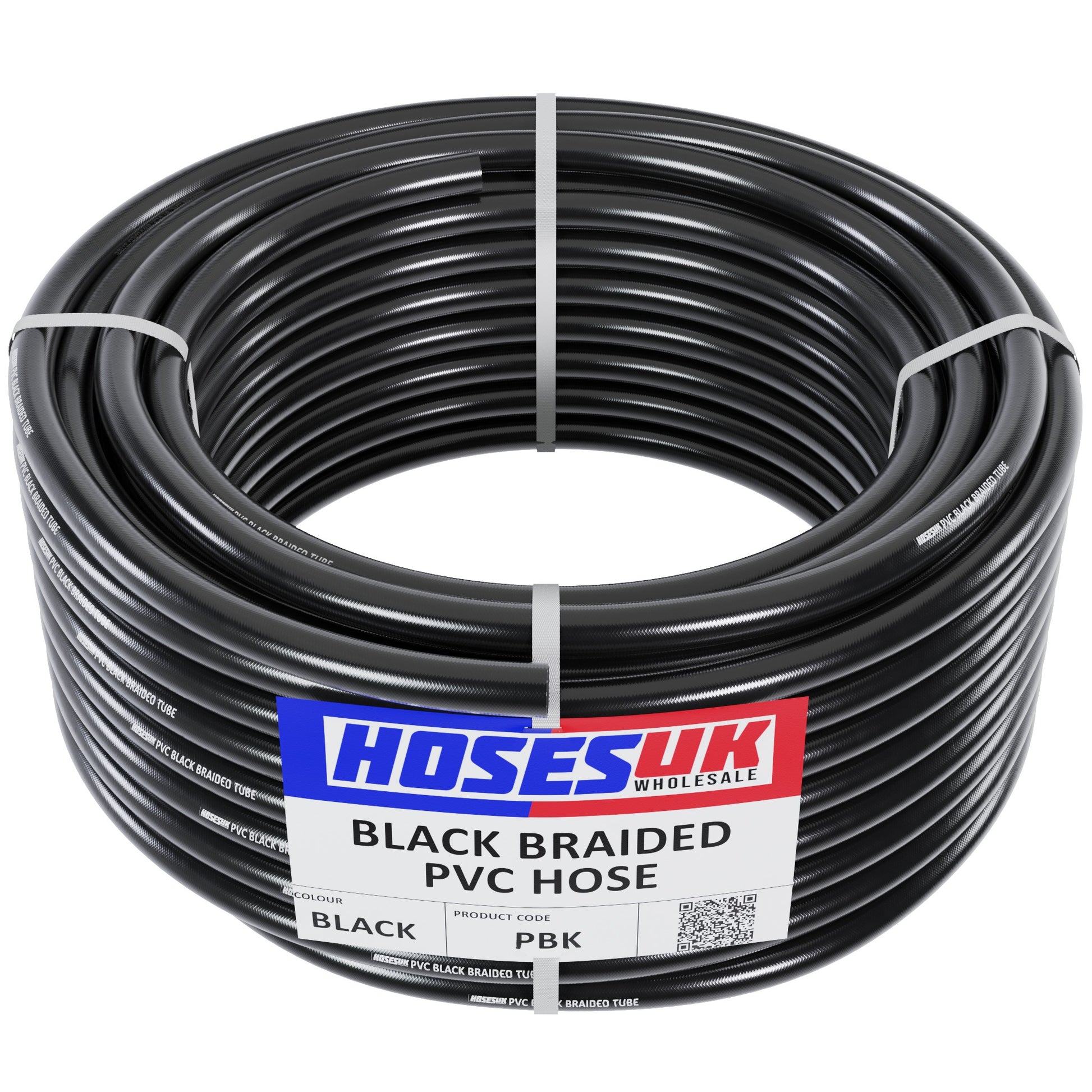 10mm ID PVC Reinforced Black Hose  Hoses UK   