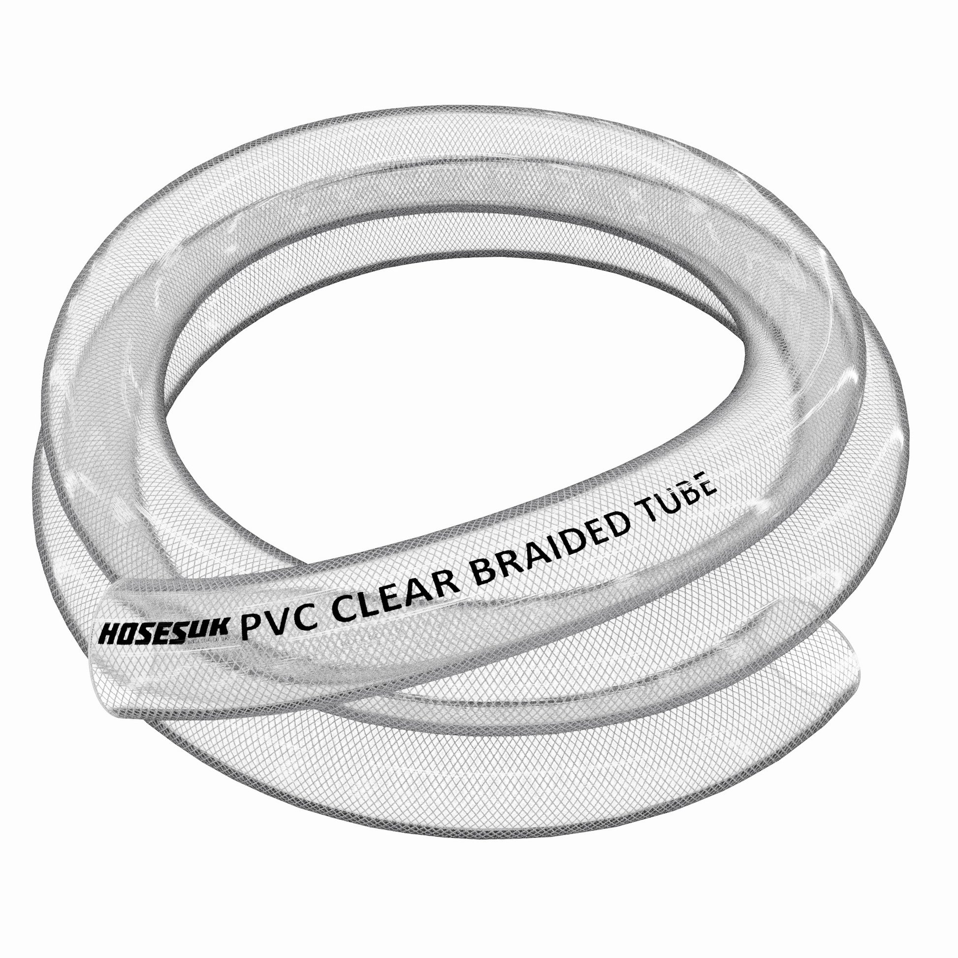 51mm ID PVC Reinforced Clear Hose  Hoses UK   