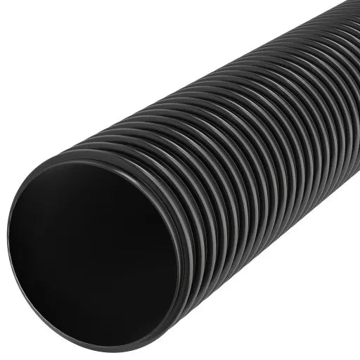 PVC Corrugated Reinforced Flexible Hose &ndash; Black