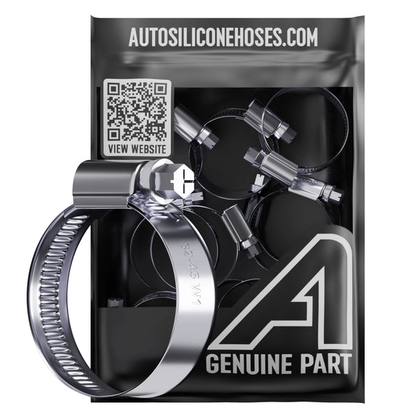 Assorted Worm Drive Hose Clips Auto Silicone Hoses W1 Zinc Plated 2 Of Each - 36 Clips