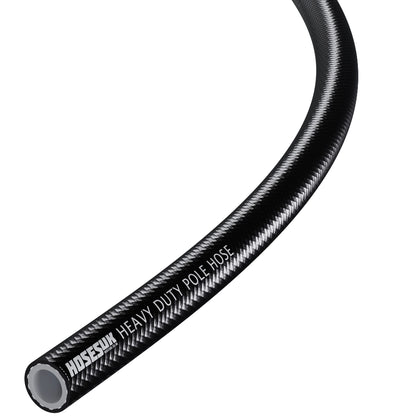 Heavy Duty High Visibility PVC Pole Hose PVC Hoses Hoses UK 6mm 1 Metre Black