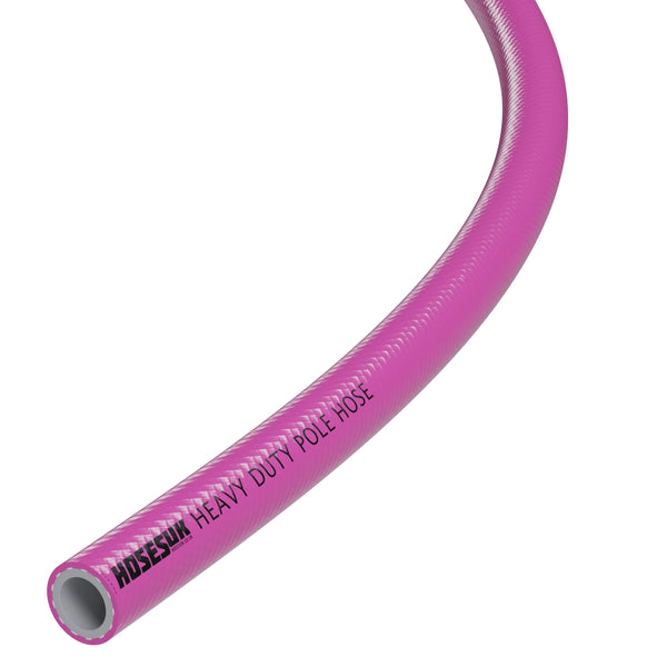 Heavy Duty High Visibility PVC Pole Hose PVC Hoses Hoses UK 6mm 1 Metre Pink