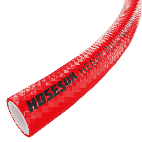 Heavy Duty High Visibility PVC Red Pole Hose PVC Hoses Hoses UK