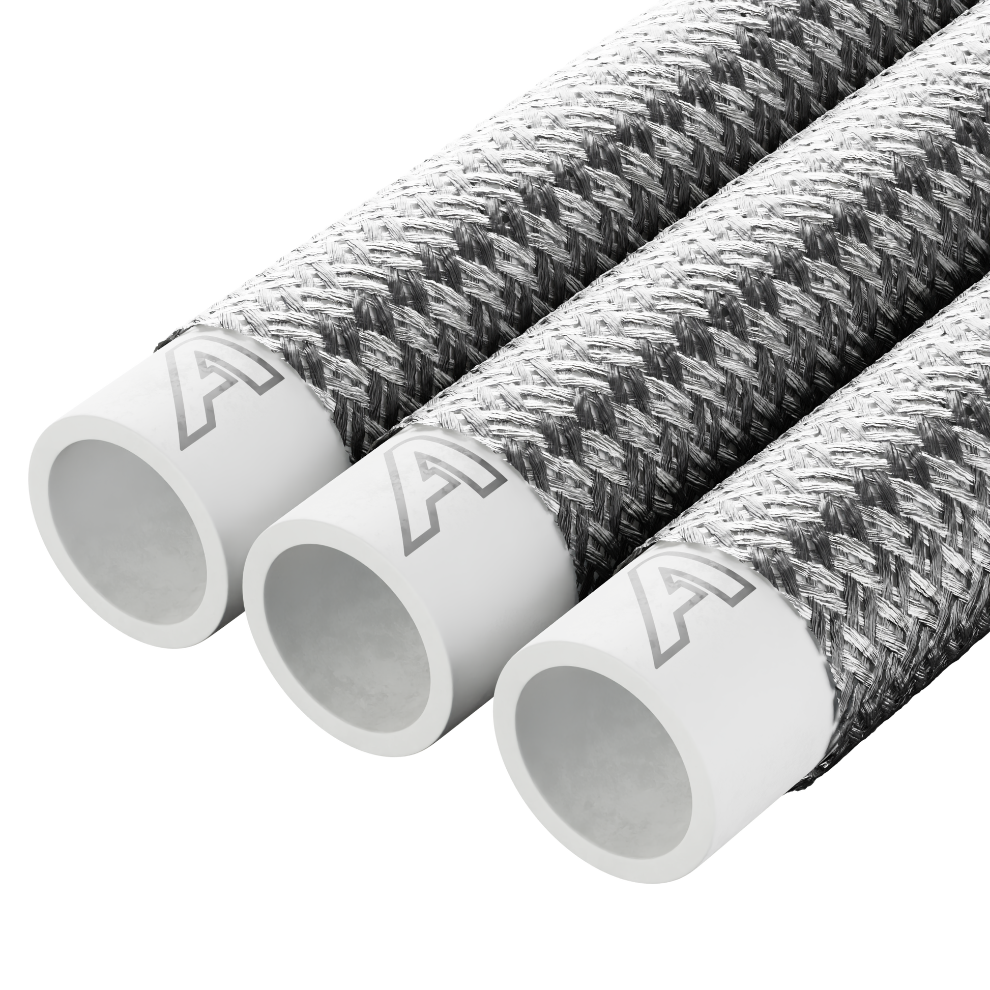 AN6 PTFE Lined Stainless Steel Braided Hose  Auto Silicone Hoses   