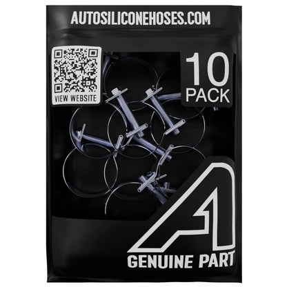 Mini Fuel Hose Clip - 10 Pack Clips & Clamps Auto Silicone Hoses