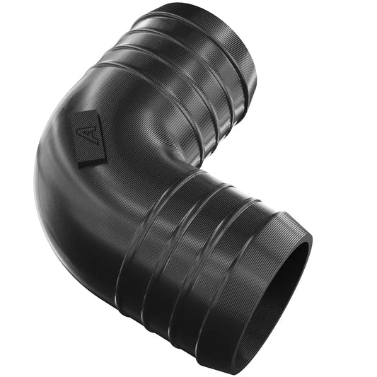 Black Plastic Inline 90 Degree Elbow Barbed Hose Joiner Plastic Joiner Auto Silicone Hoses