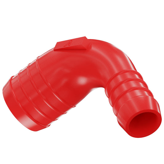Red Plastic 90 Degree Reducer Barbed Joiner Plastic Joiner Auto Silicone Hoses