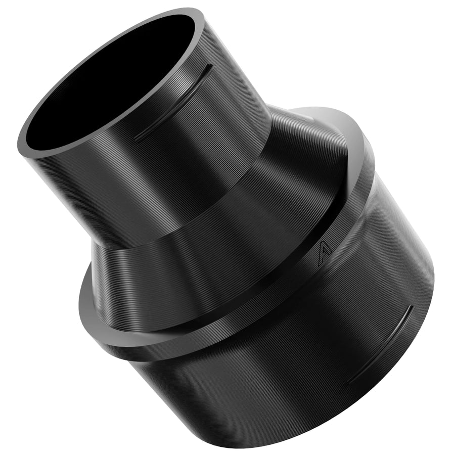 Plastic Inline Reducing Hose Connector &ndash; Black