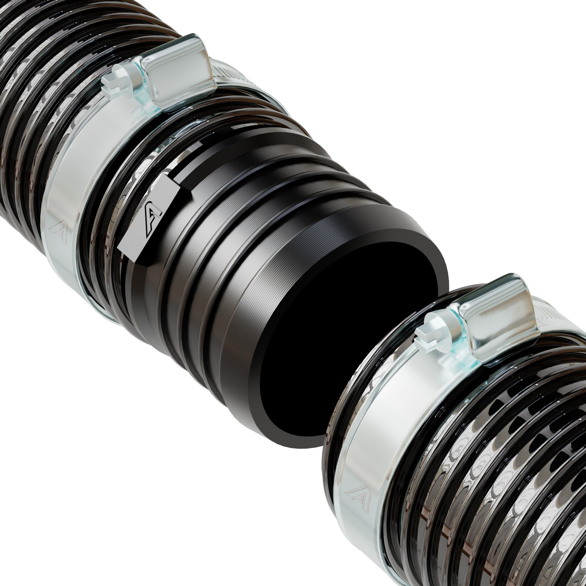 Black Plastic Inline Barbed Hose Joiner Plastic Joiner Auto Silicone Hoses