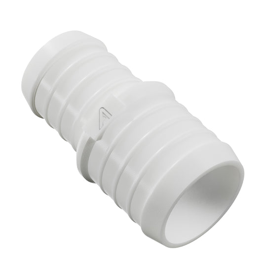 Plastic Hose Inline Straight Reducer Barbed Joiner Auto Silicone Hoses 12mm > 8mm White