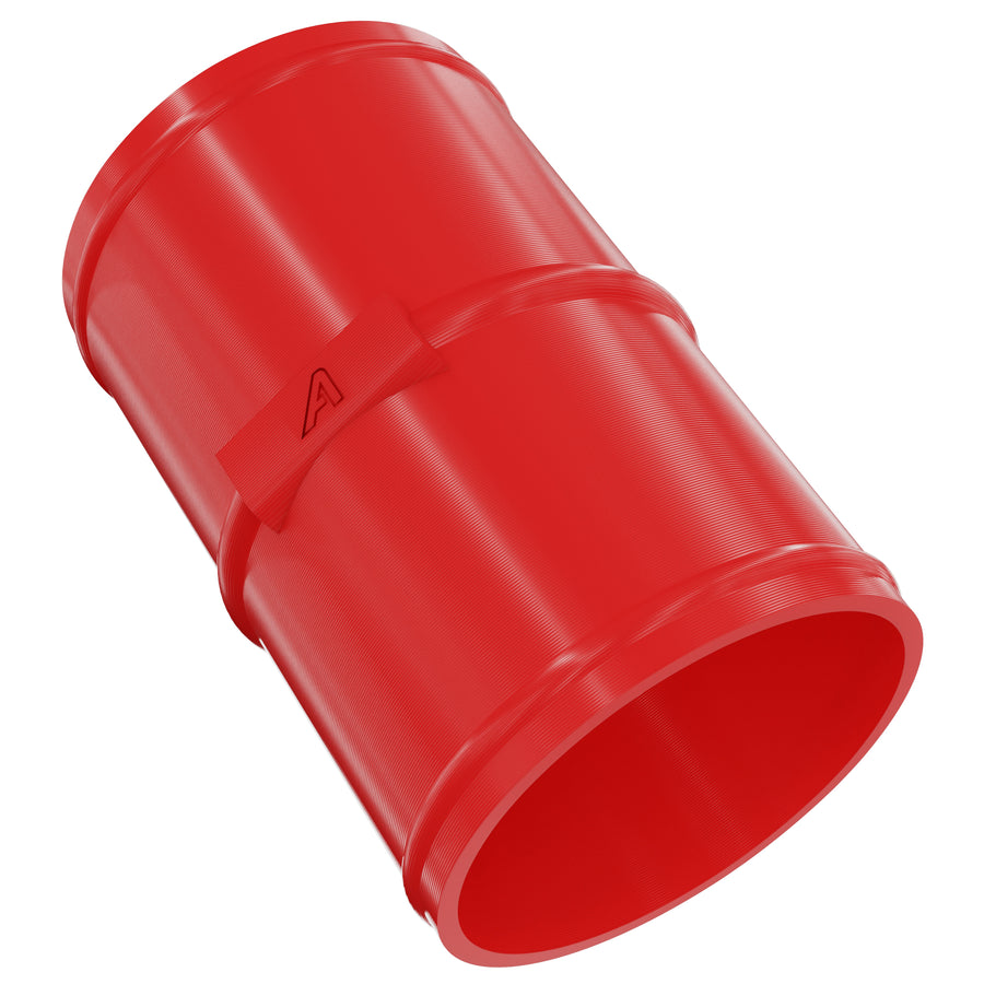 Male Connector / Coupler for PU Polyurethane Ducting &ndash; Red