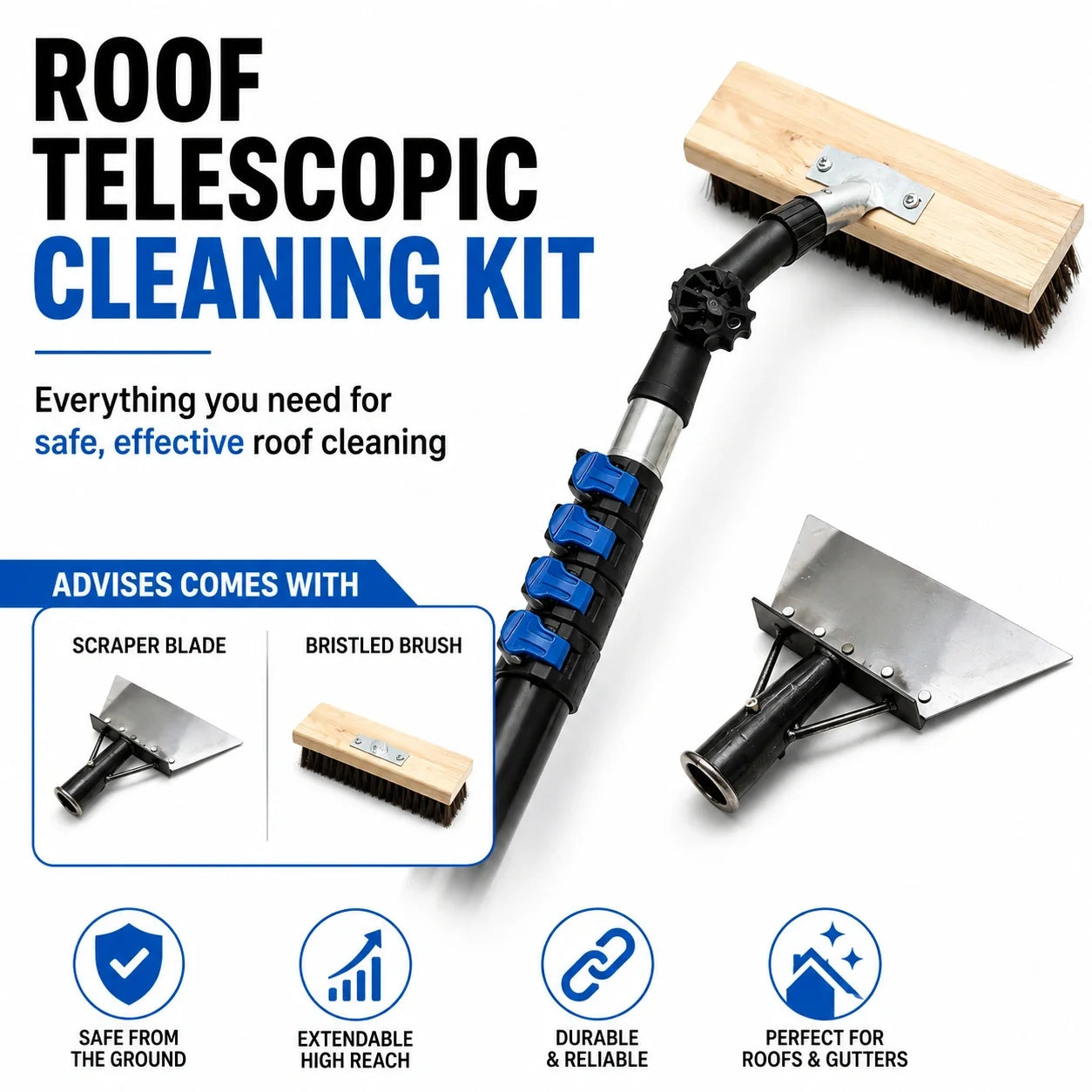 Roof Telescopic Cleaning Kit