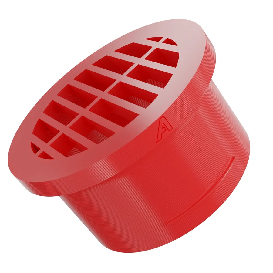Plastic Round Ducting Vent &ndash; Red