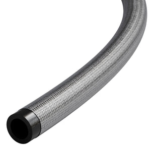 Stainless Steel Overbraided Rubber Fuel Hose 8mm (5/16) 10 Metres