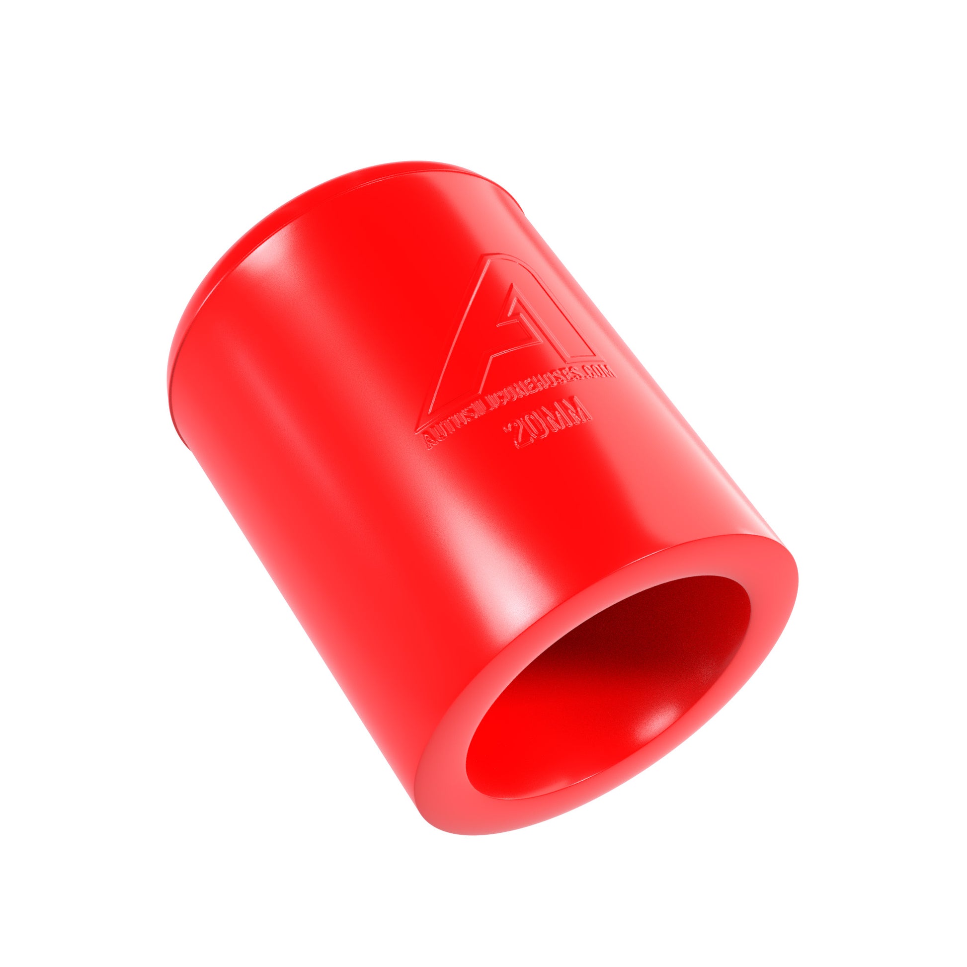 Silicone Rubber Caps Motor Vehicle Engine Parts Auto Silicone Hoses 20mm Red 