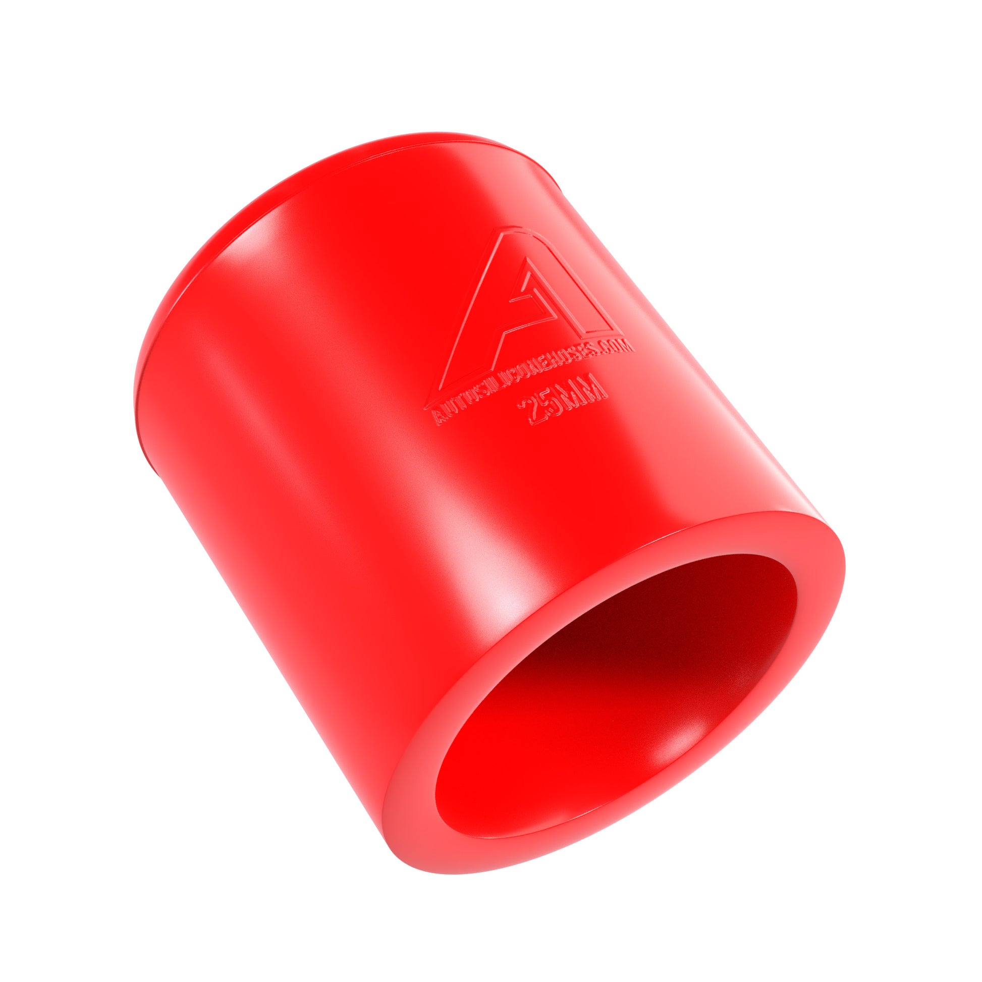 Silicone Rubber Caps Motor Vehicle Engine Parts Auto Silicone Hoses 25mm Red 