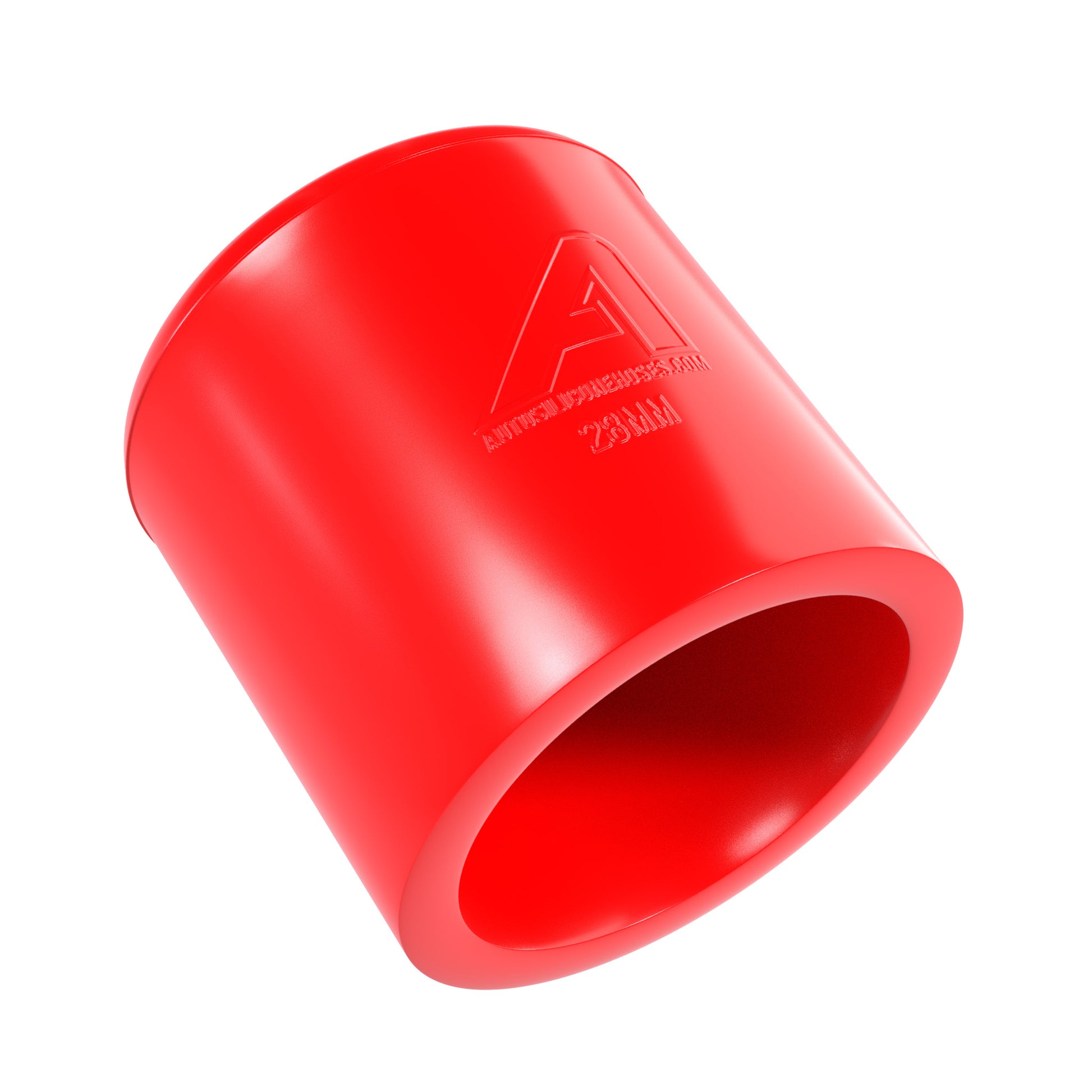 Silicone Rubber Caps Motor Vehicle Engine Parts Auto Silicone Hoses 28mm Red 