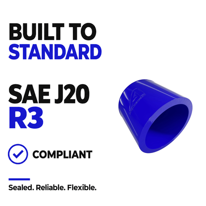 Silicone Rubber Caps - Blue - Built to SAE J20 R3