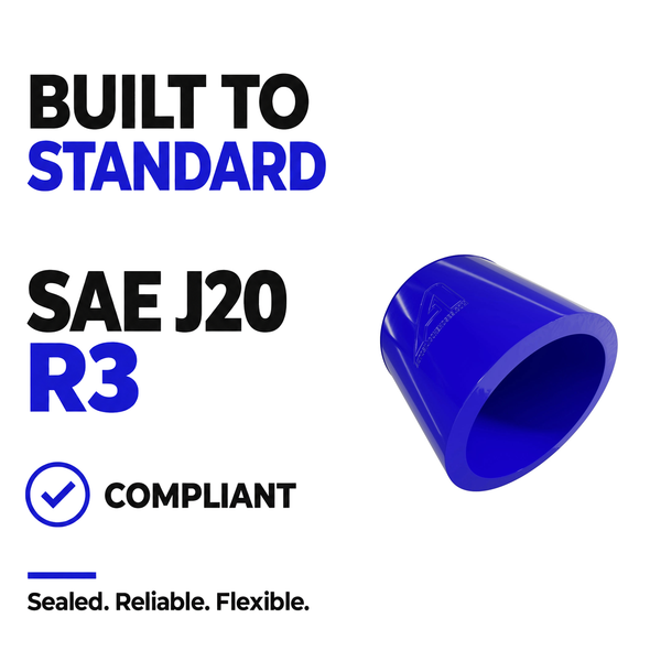 Silicone Rubber Caps - Blue - Built to SAE J20 R3