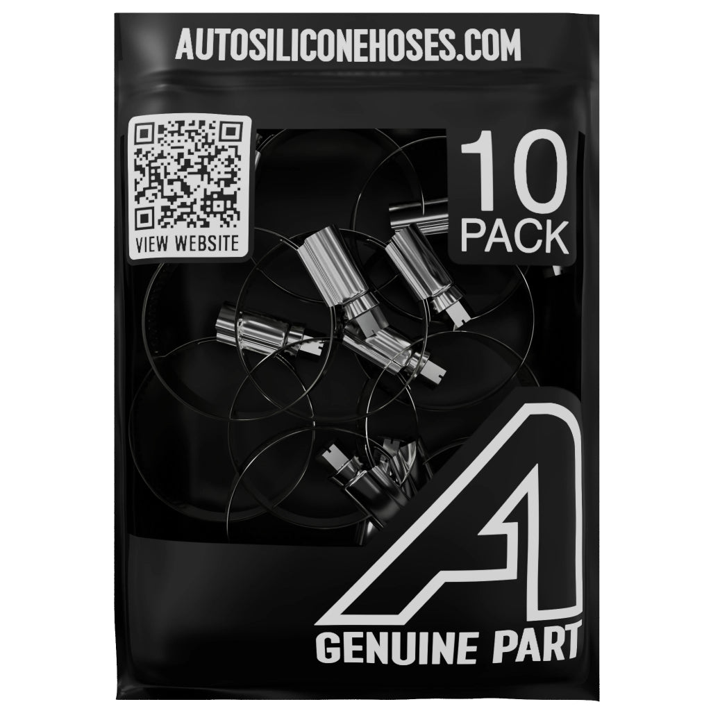 Worm Drive Hose Clip - 10 Pack Motor Vehicle Engine Parts Auto Silicone Hoses