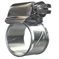 Worm Drive Hose Clip Clips & Clamps Auto Silicone Hoses W1 Zinc Plated 9mm>12mm 1 Clip