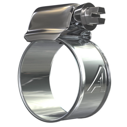 Worm Drive Hose Clip Clips & Clamps Auto Silicone Hoses W1 Zinc Plated 16mm>22mm 1 Clip